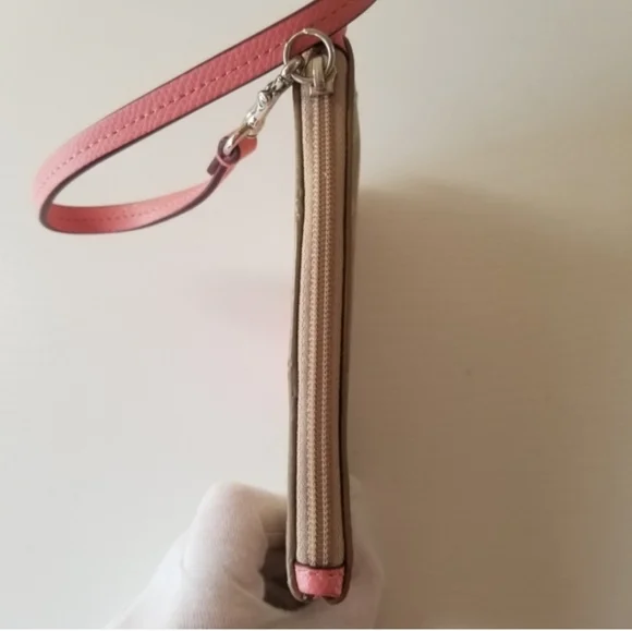 Coach Embossed Wristlet - Picture 3 of 9